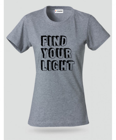 Find Your Light T-shirt Basic Donna