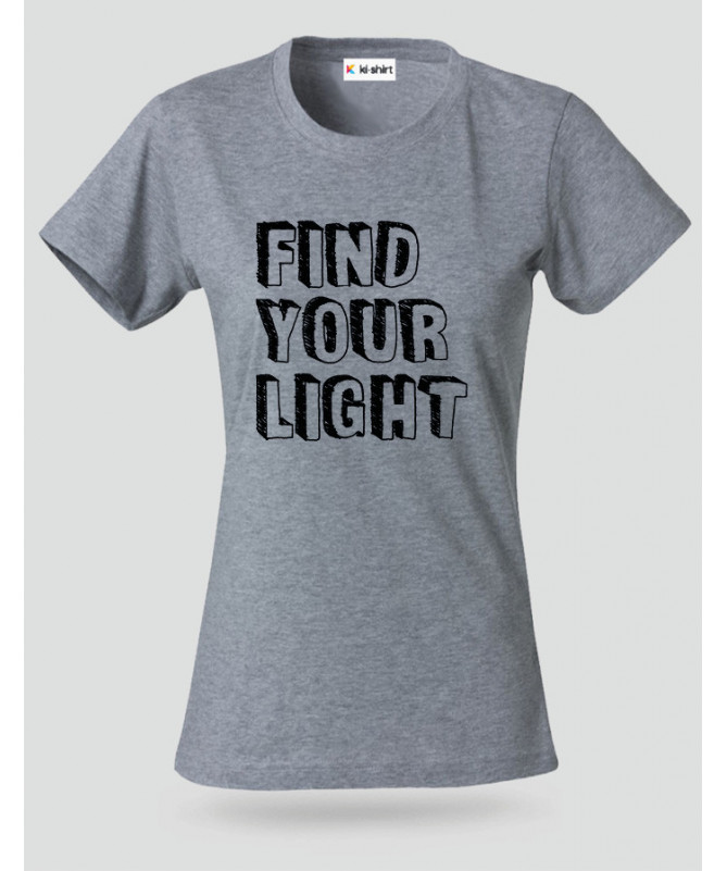 Find Your Light T-shirt Basic Donna