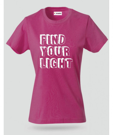 Find Your Light T-shirt Basic Donna