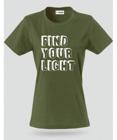 Find Your Light T-shirt Basic Donna