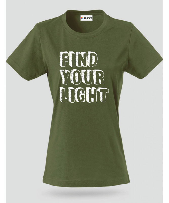 Find Your Light T-shirt Basic Donna