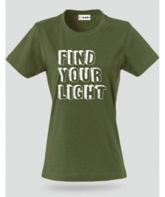 Find Your Light T-shirt Basic Donna