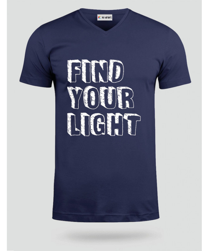 Find Your Light T-shirt Scollo V