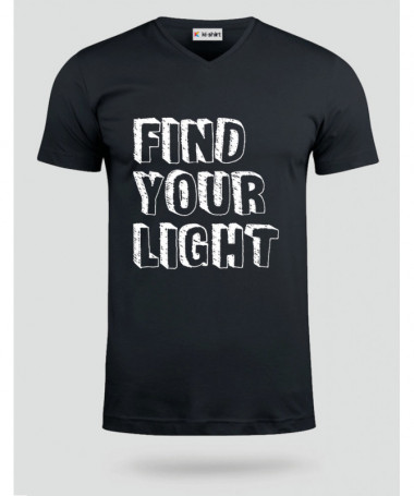 Find Your Light T-shirt Scollo V
