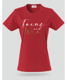 Focus And Win T-shirt Basic Donna