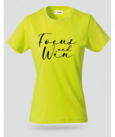 Focus And Win T-shirt Basic Donna