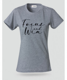 Focus And Win T-shirt Basic Donna