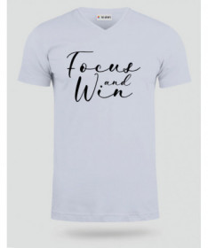 Focus And Win T-shirt Scollo V