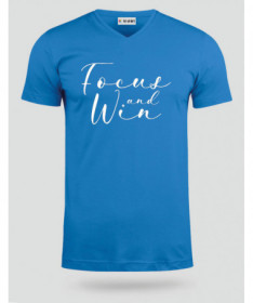 Focus And Win T-shirt Scollo V