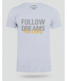 Follow Dreams not Orders T-shirt Scollo V