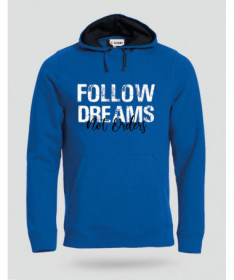 Follow Dreams not Orders Felpa Premium con cappuccio Uomo