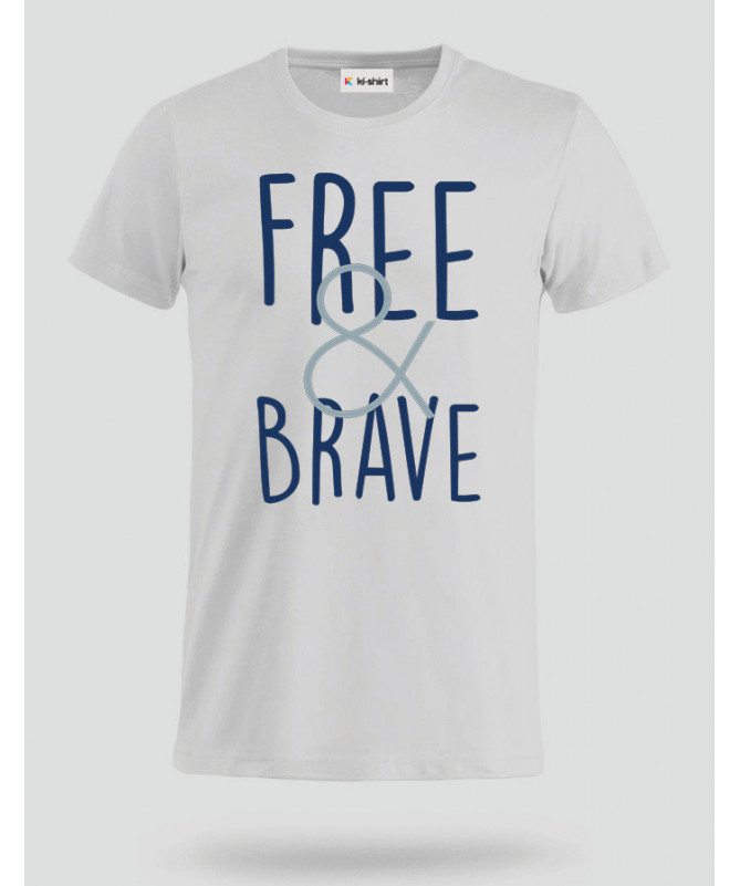 Free & Brave T-shirt Basic Uomo