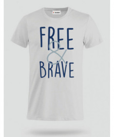 Free & Brave T-shirt Basic Uomo