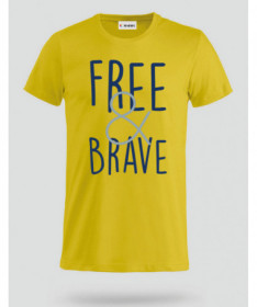 Free & Brave T-shirt Basic Uomo
