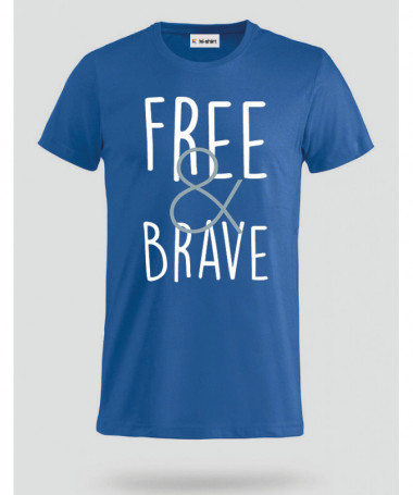 Free & Brave T-shirt Basic Uomo