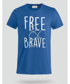 Free & Brave T-shirt Basic Uomo