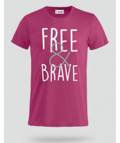 Free & Brave T-shirt Basic Uomo