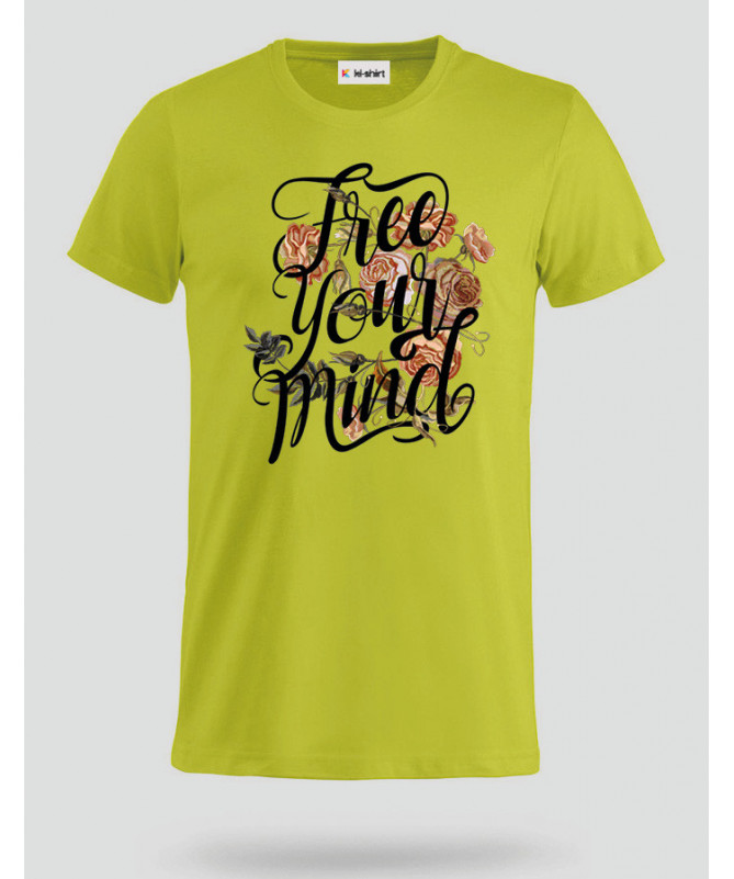 Free Your mind T-shirt Basic Uomo