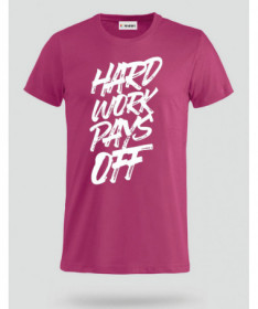 Hard Work Pays Off T-shirt Basic Uomo