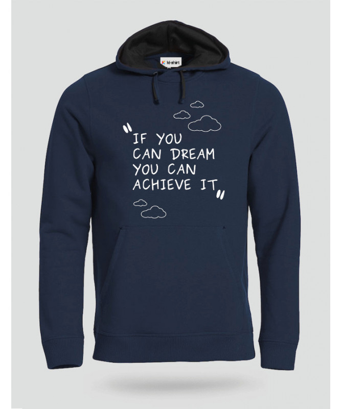 If you Can Dream Felpa Premium con cappuccio Uomo