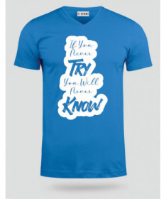 If You Never Try T-shirt Scollo V