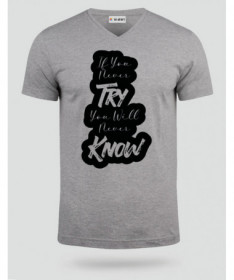 If You Never Try T-shirt Scollo V