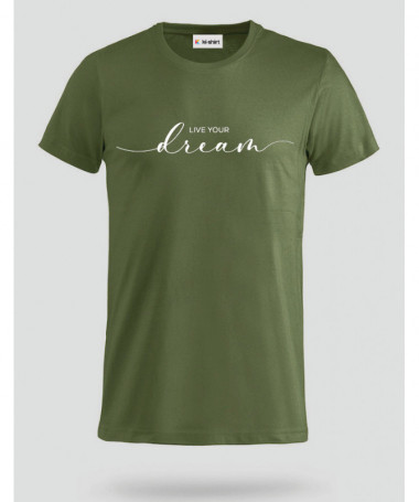 Live Your Dream T-shirt Basic Uomo