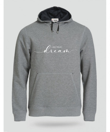 Live Your Dream Felpa Premium con cappuccio Uomo