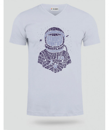 Astronaut T-shirt Scollo V