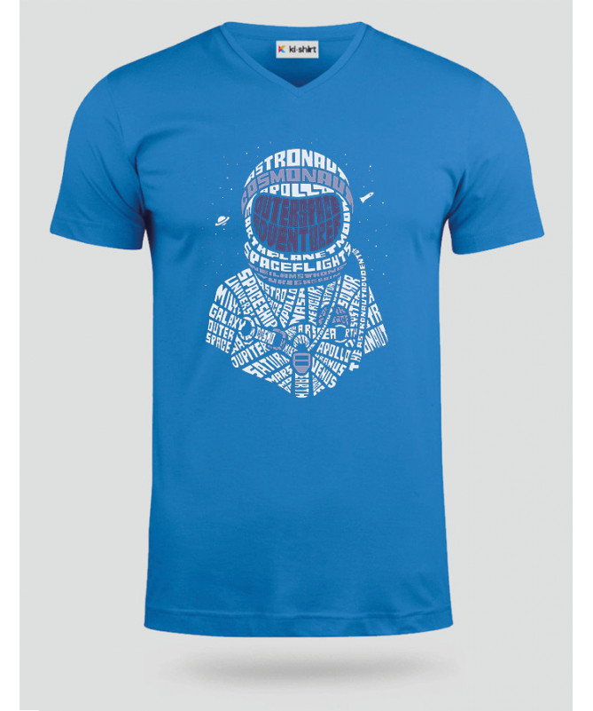 Astronaut T-shirt Scollo V