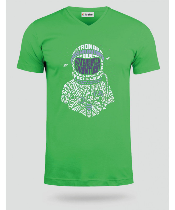 Astronaut T-shirt Scollo V