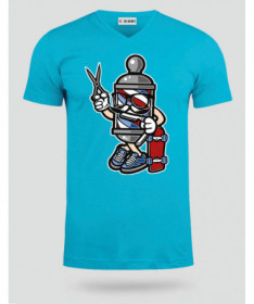 BarberSkater T-shirt Scollo V