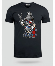 BarberSkater T-shirt Scollo V
