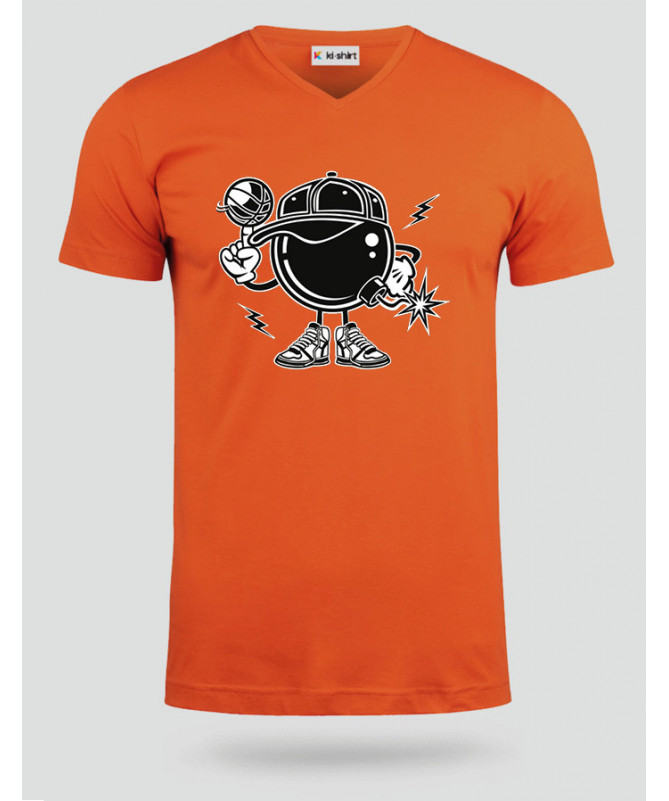 BasketballBombers T-shirt Scollo V