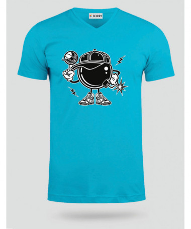 BasketballBombers T-shirt Scollo V