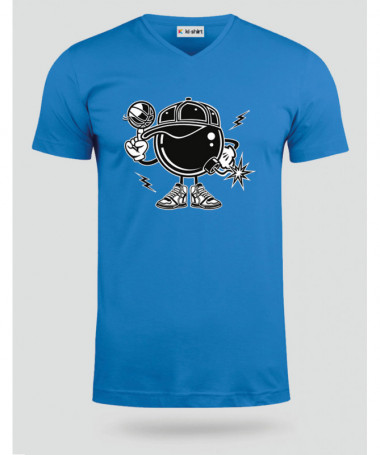 BasketballBombers T-shirt Scollo V