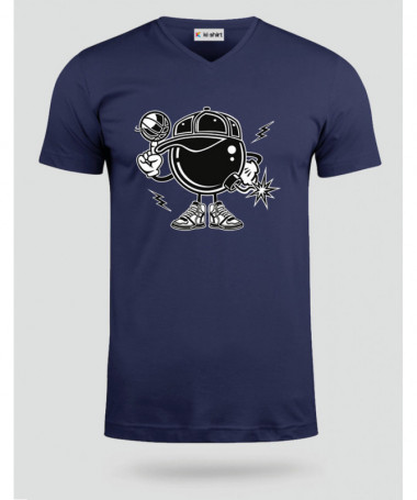 BasketballBombers T-shirt Scollo V