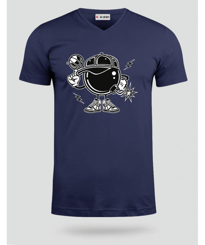 BasketballBombers T-shirt Scollo V