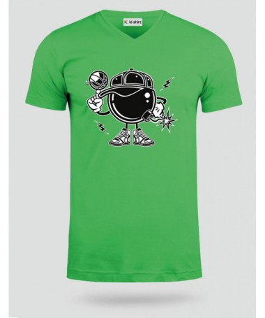 BasketballBombers T-shirt Scollo V