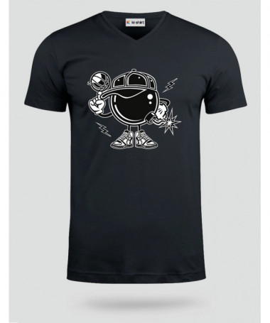 BasketballBombers T-shirt Scollo V