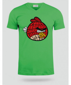 BirdWithAnger T-shirt Scollo V