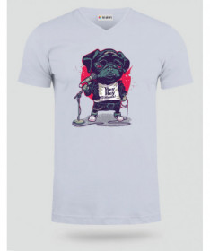 BlackDogMetal T-shirt Scollo V