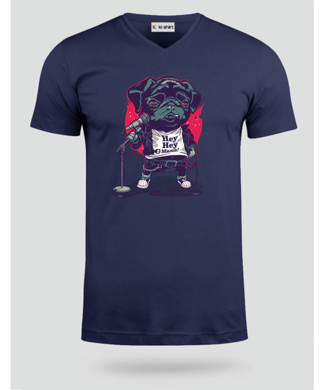 BlackDogMetal T-shirt Scollo V