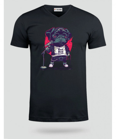 BlackDogMetal T-shirt Scollo V