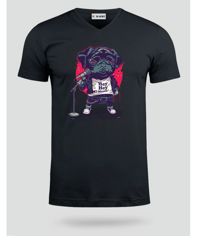 BlackDogMetal T-shirt Scollo V