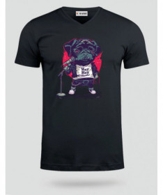 BlackDogMetal T-shirt Scollo V