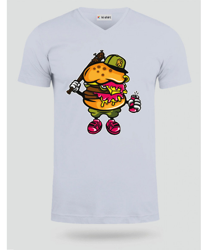 BurgerBastard T-shirt Scollo V
