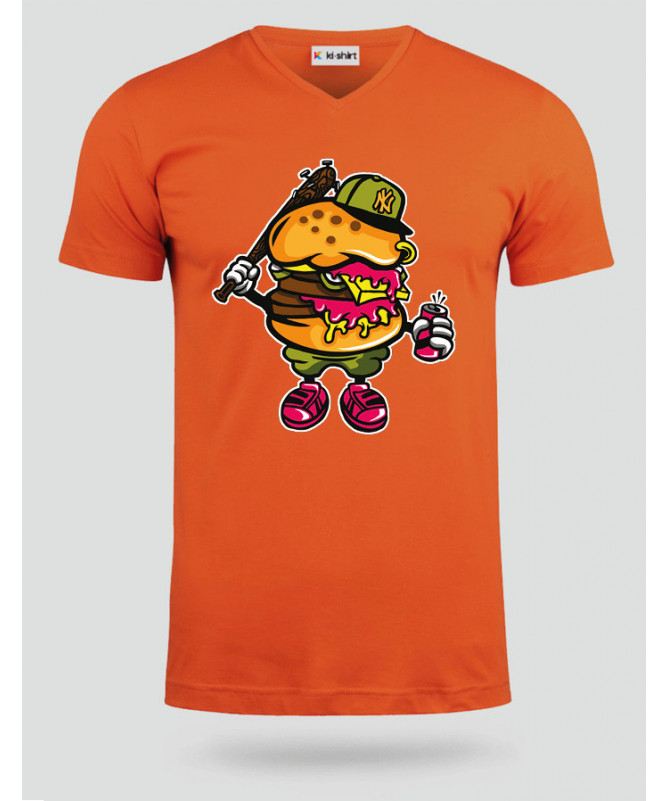 BurgerBastard T-shirt Scollo V
