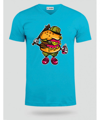 BurgerBastard T-shirt Scollo V