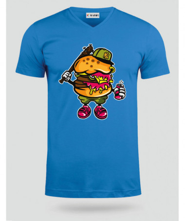 BurgerBastard T-shirt Scollo V